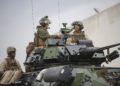 Marines of 4th Light Armored Reconnaissance Battalion, 4th Marine Division, convoy from Rota, Spain to Almeria, Spain on Oct. 26, 2015. The Marines traveled to their training site for Trident Juncture 2015 to participate in live-fire ranges and conduct field operations with NATO allied forces.