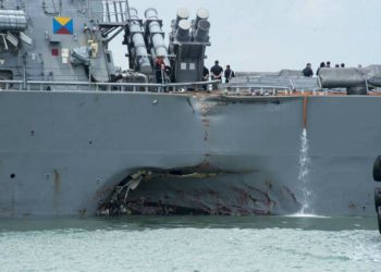 US Navy in troubled waters