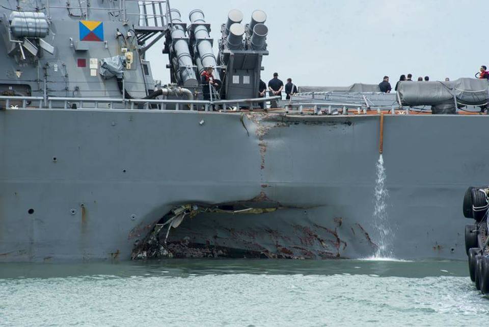 US Navy in troubled waters
