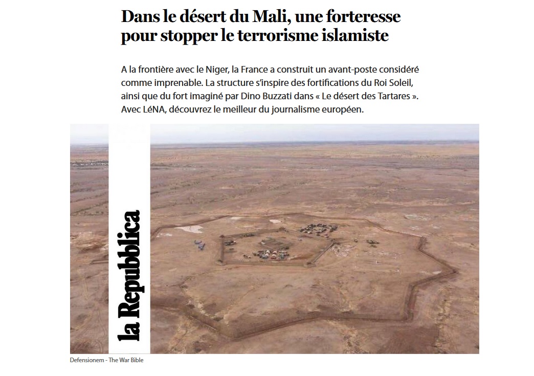 Vauban star "forts": French army goes retro in Mali
