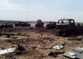 Artillery strike on Zelenopillya: Carnage on the Ukrainian plains.
