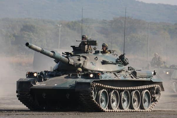 Japanese Tanks for Philippines - Type-74