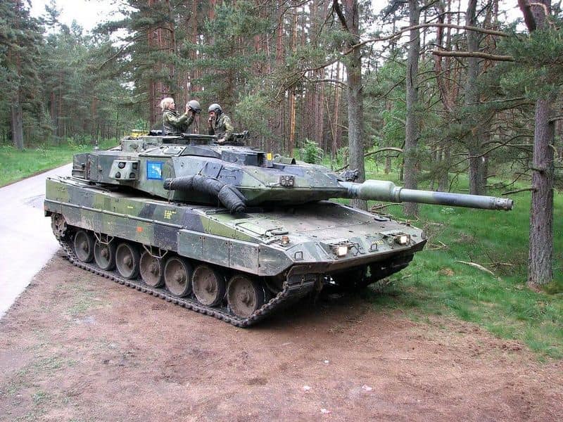 Close-up of the Stridsvagn 122