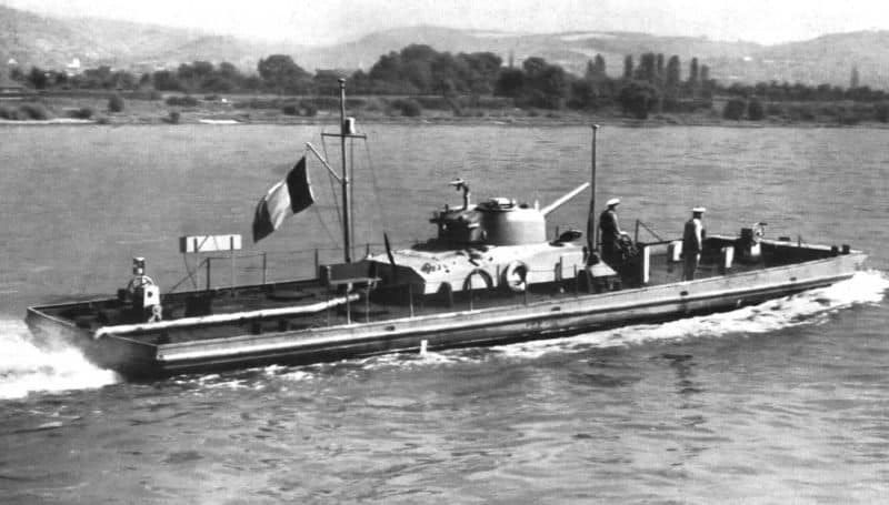 French Patrol Boat Built Around M4 Sherman