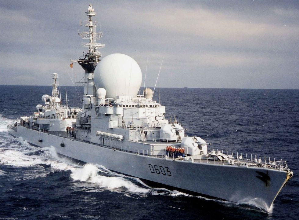 Suffren Class Frigate Docked