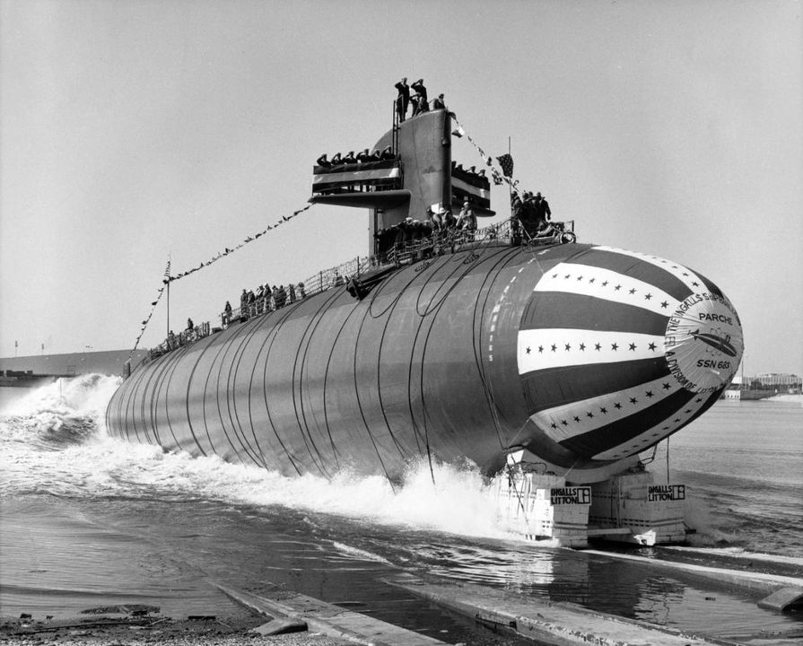 USS Parche Launch