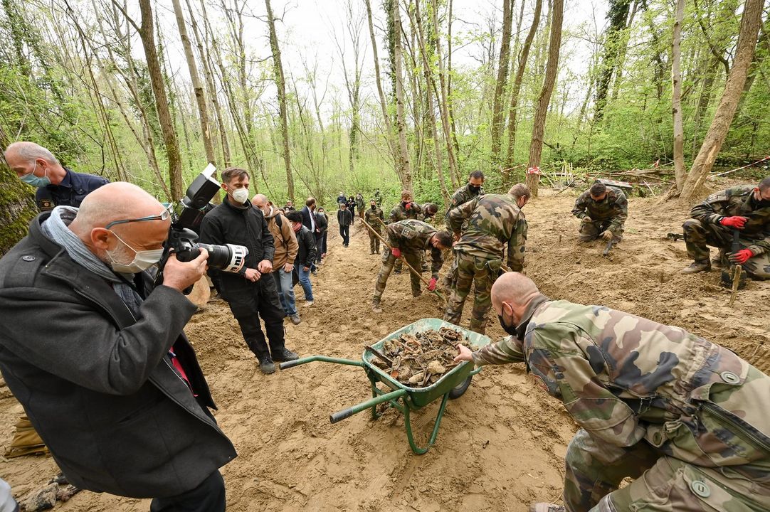 German Soldiers in Winterburg Tunnel