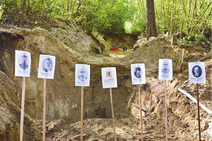 WWI Artefacts in Tunnel