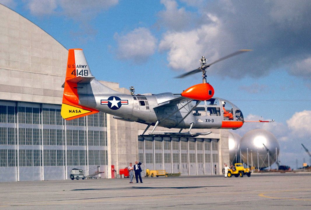 XV-3 in Flight